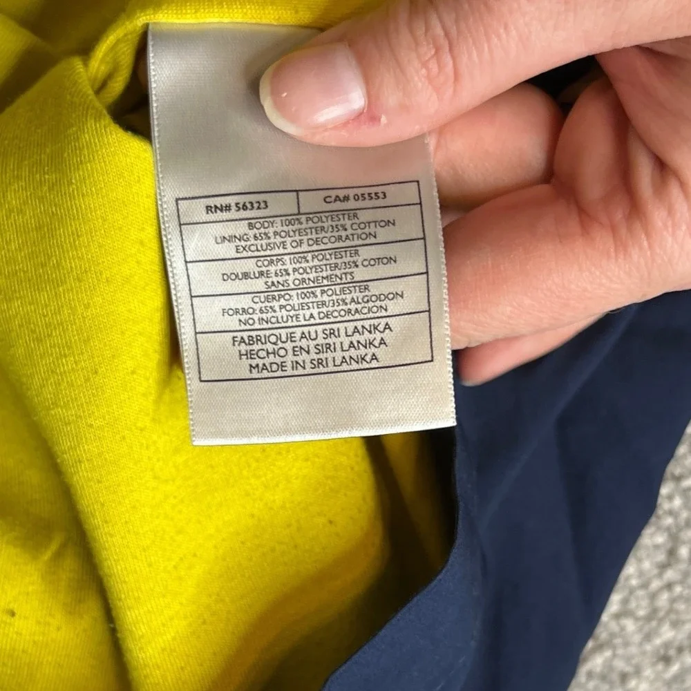 vtg y2k Nike jacket boys large Navy Yellow‎ Lined Track Jacket Zip Up Athletic